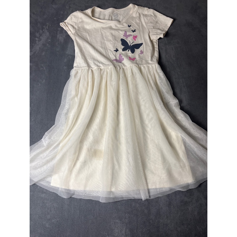 Butterfly Tulle Skirt Dress XXL 18 Short Sleeve Tutu